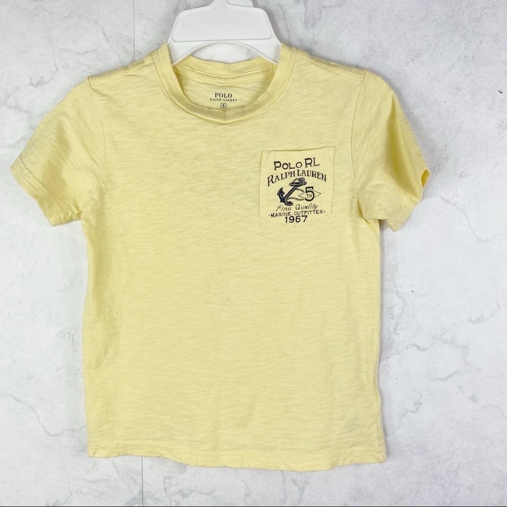 [Ralph Lauren] Yellow Whale Marine Graphic Tee
